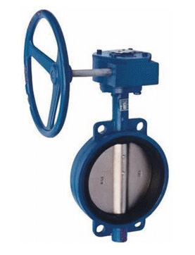 D371X worm wafer type butterfly valve